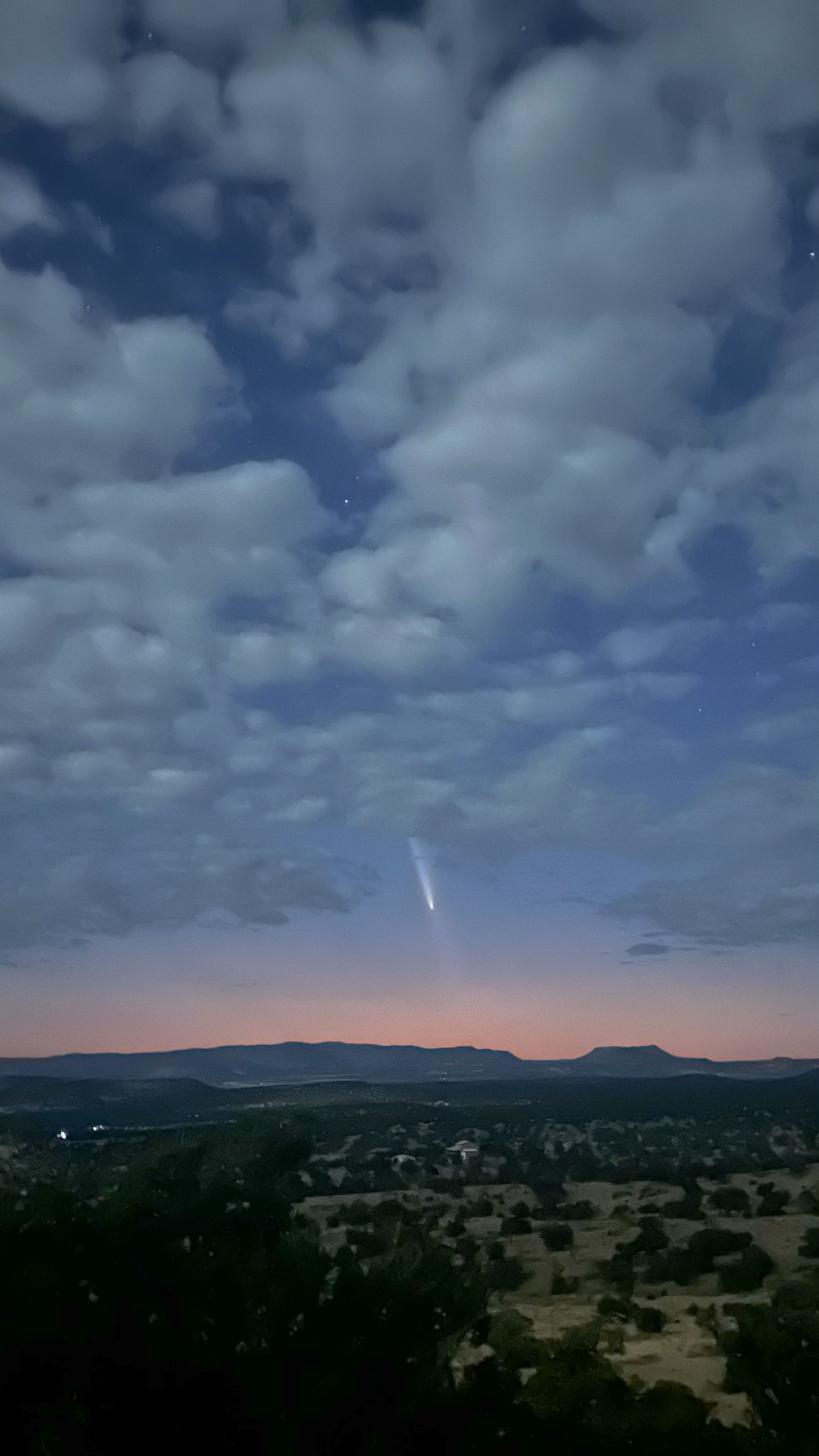 Comet Over New Mexico